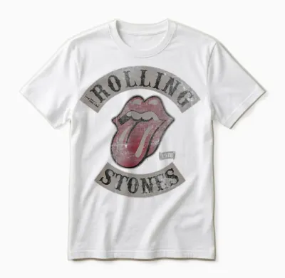 Official the Rolling Stones Tour 78 Rock Music Band Unisex T-Shirt - White