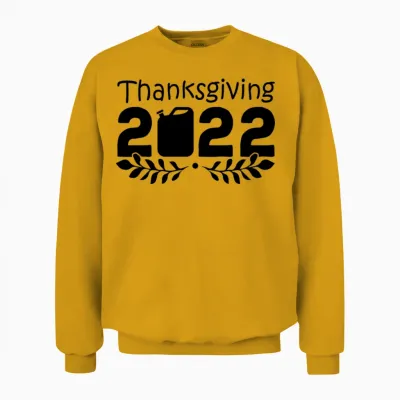 Funny Thanksgiving Gift Unisex Sweatshirt - Gold