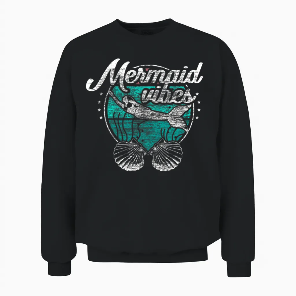 Fairy Tale Children's Story Childhood Gift Idea Unisex Sweatshirt in Black