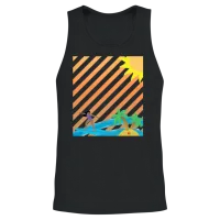 Surfer Girl - Summer Edition Unisex Tank Top - Black – 2