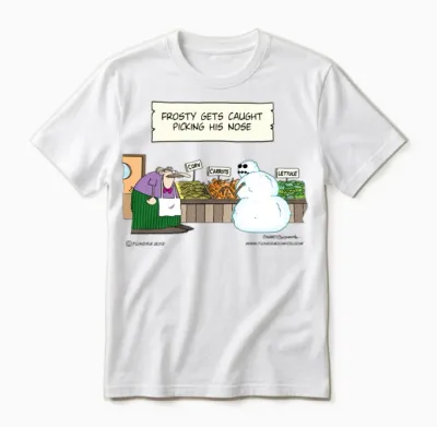 Nose Pick Unisex T-Shirt - White