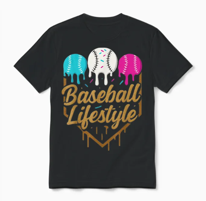 Baseball Lifestyle 101 Apparel Youth Baseball Unisex T-Shirt in Black