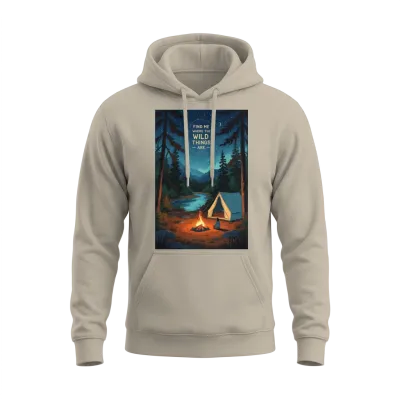 Find Me Where the Wild Things Are Unisex Hoodie - Sand