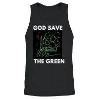 God Save the Green Gift — Christian & Faith Gift Unisex Tank Top - Black – 2