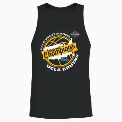 Ucla Bruins Women's Basketball 2026 National Champs Black Unisex Tank Top - Black