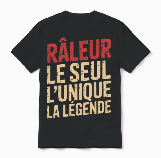 Raleur Men's Funny Long Sleeve Funny Gift Idea Unisex T-Shirt in Black