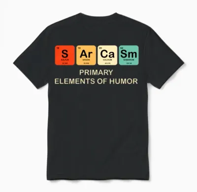 Cool Retro Vintage Chemistry Unisex T-Shirt - Black