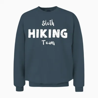 Sloth Hiking Team - Camping Unisex Sweatshirt - Dark Heather