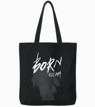 Lady Gaga Born This Way Musik Von Bravado Tote Bags - Black