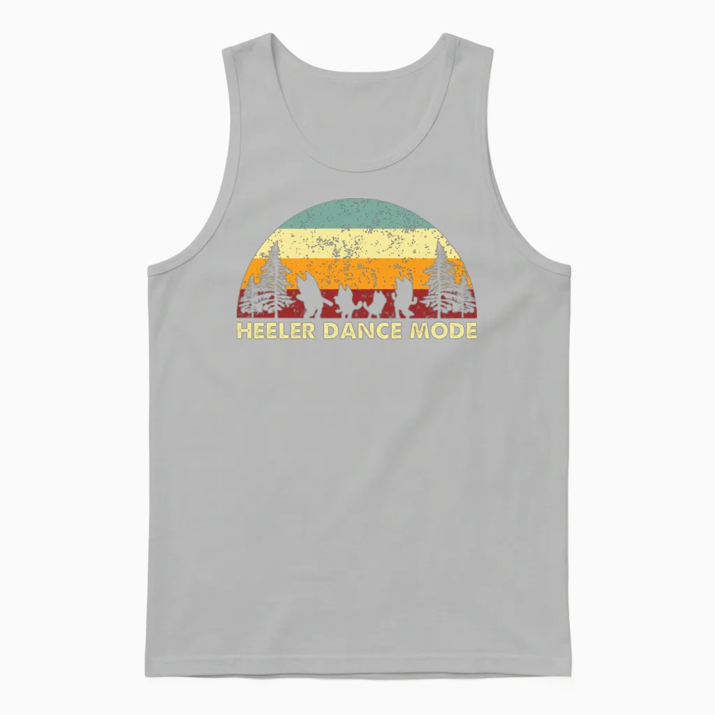 Retro Dance Mode Unisex Tank Top - Ash