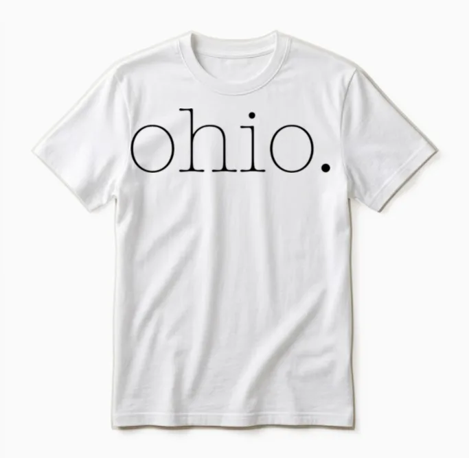 Ohio Unisex T-Shirt in White