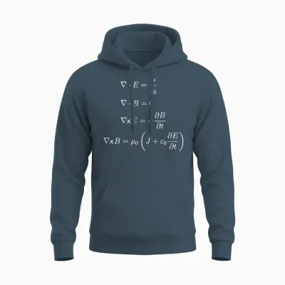 Maxwell's Equations Differential Science and Math T-Shirts Unisex Hoodie - Dark Heather