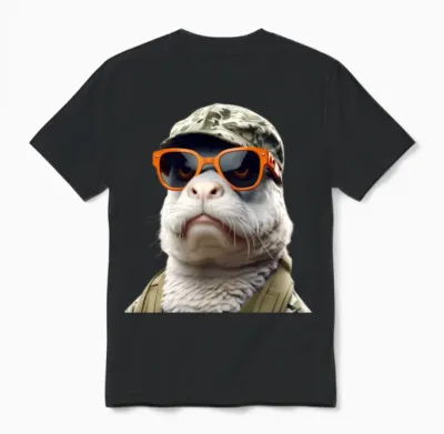 Funny Seal Unisex T-Shirt - Black