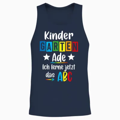 Kita Abgänger 2026 Kita Geschafft 2026 Kita Ade 2026 Unisex Tank Top - Navy