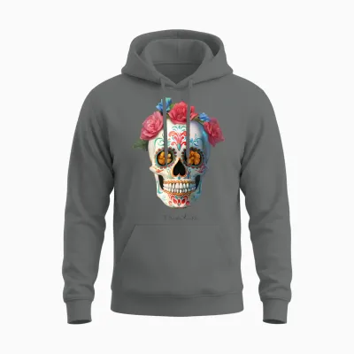 Frida Kahlo - Tag Der Toten, 1. November Unisex Hoodie - Graphite Heather