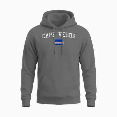 Kap Verde Flagge Herren Damen Kinder Kap Verde Unisex Hoodie - Graphite Heather