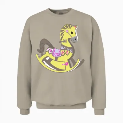 Horse Unisex Sweatshirt - Sand