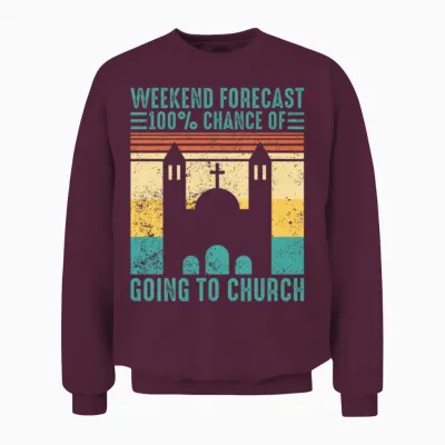 Funny Mormon Unisex Sweatshirt - Maroon