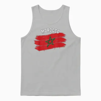 Costume Aux Couleurs Marocaines Cool Pour Garçons Et Filles Unisex Tank Top - Ash
