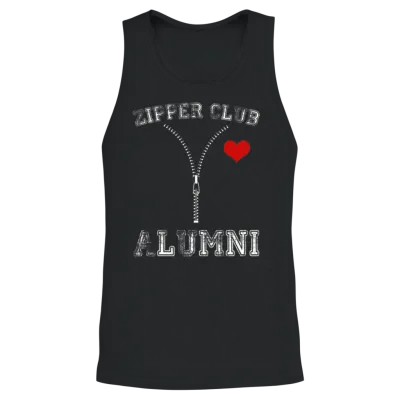 Zipper Club Alumni Open Heart Surgery Survivor Unisex Tank Top - Black