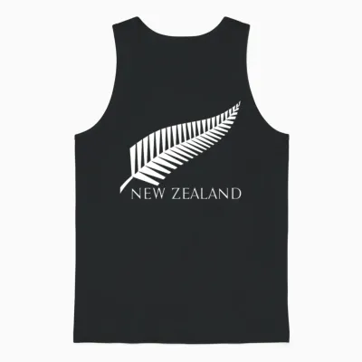 New Zealand Rugby Unisex Tank Top - Black