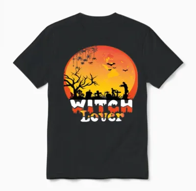 Witch Lover Unisex T-Shirt - Black