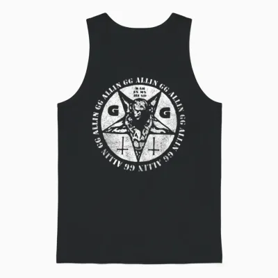 Gg Allin Unisex Tank Top - Black