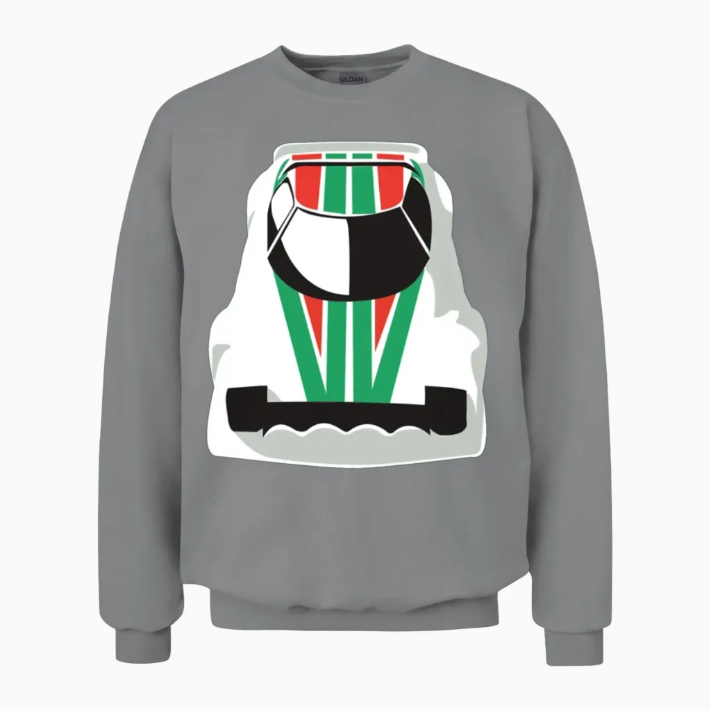 Lancia Stratos Rally Unisex Sweatshirt in Sport Grey