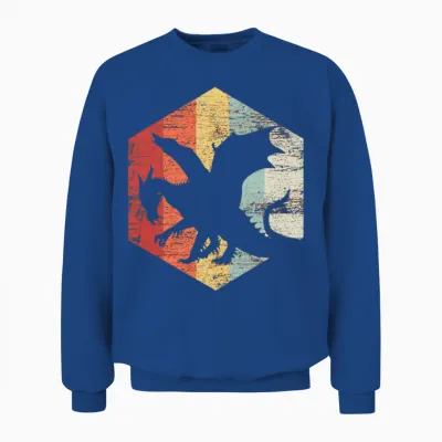 Retro Dragon Unisex Sweatshirt - Royal