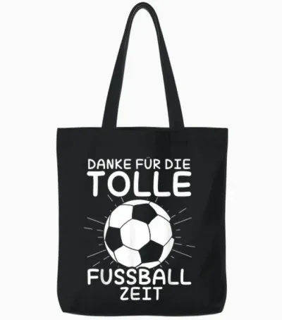 Danke Für Die Tolle Fussball Zeit Fußball Trainer Abschied Tote Bags - Black