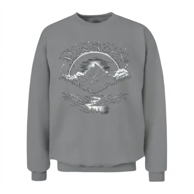 Vintage Mountain Unisex Sweatshirt - Sport Grey