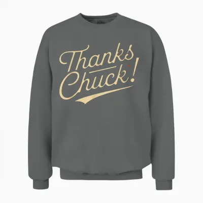 Danke Chuck Unisex Sweatshirt - Graphite Heather