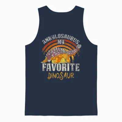 Ankylosaurus My Favorite Dinosaurier Design Für Paläontologen Unisex Tank Top - Navy