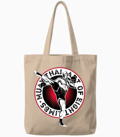 Muay Thai Muay Thai Limbs Muay Thai Boxing Art Tote Bags - Natural