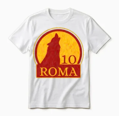 Roma Wolf Unisex T-Shirt - White