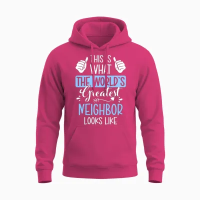 Neighbor Beer Celebration Unisex Hoodie - Heliconia