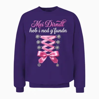 Passend Für Oktoberfest Shirt Damen Trachtenshirt Trachten Unisex Sweatshirt - Purple