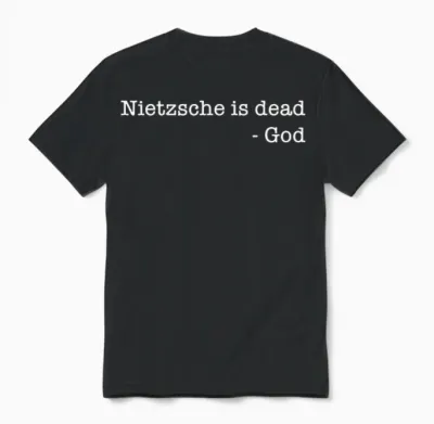 Philosophie Theorie Philosoph Nietzsche Ist Tot - Gott Unisex T-Shirt - Black