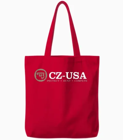 Cz Ceska Zbrojovka Polo Blackwater Protect Tote Bags - Red