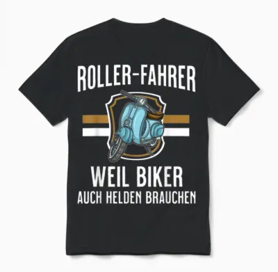 Scooter Gift for Scooter Riders Men Women Scooter Rider T-Shirt, Black Unisex T-Shirt - Black