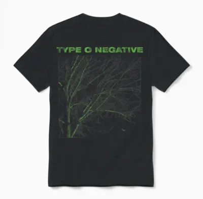Type O Negative Tree Black T-Shirt, Black Unisex T-Shirt - Black
