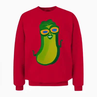 Le Chini Unisex Sweatshirt - Red