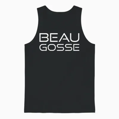 Beau Gosse Men's Gift Humour Original Funny Birthday Unisex Tank Top - Black
