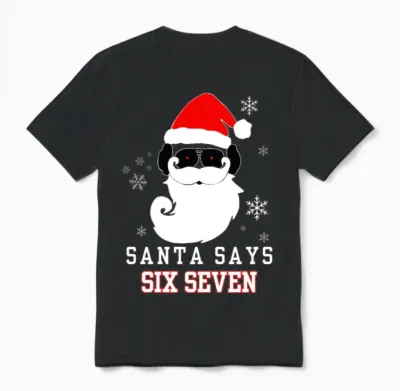 Funny Christmas Unisex T-Shirt - Black
