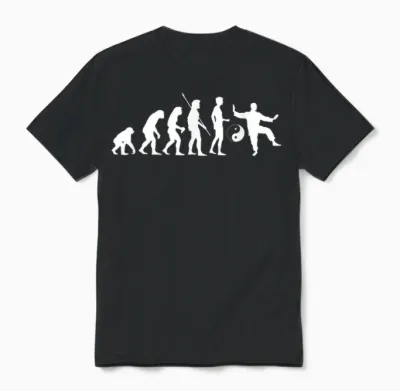 Evolution Tai Chi - Tai-Ji Qigong Quigong Tai Chi Chuan T-Shirt, Black Unisex T-Shirt - Black