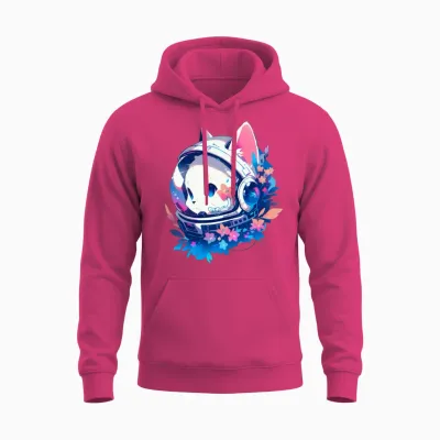 Astronaut Cat Who Saved the World Unisex Hoodie - Heliconia