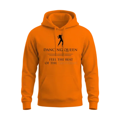 Funny Tangerine Unisex Hoodie - Safety Orange