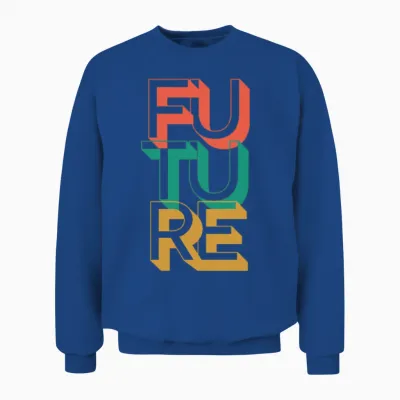 Retro Future Unisex Sweatshirt - Royal