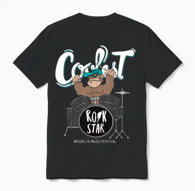 Funny Children 54 Unisex T-Shirt in Black