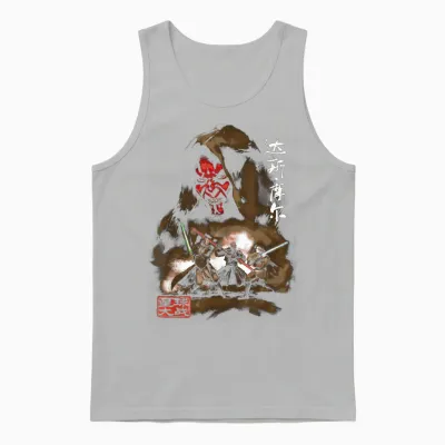 Star Wars Darth Maul Battle Portrait Unisex Tank Top - Ash